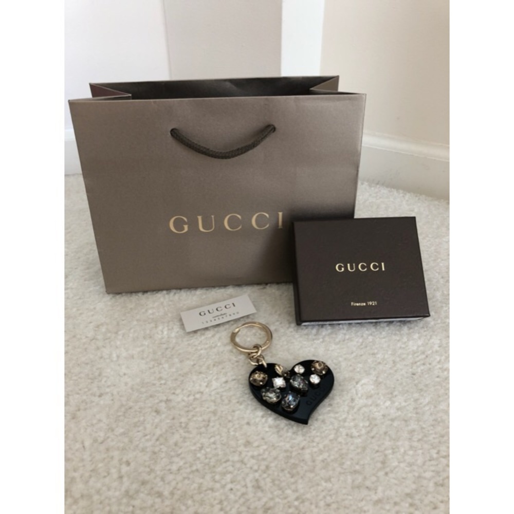 Gucci Swarovski Crystal Key Chain. NIB!
